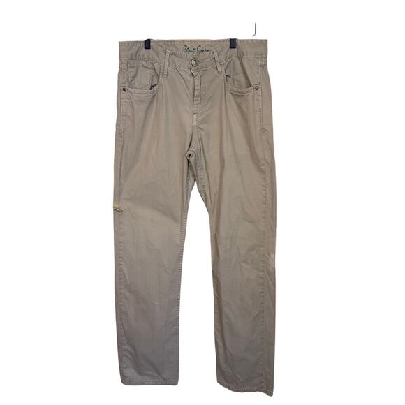 Robert Graham Pants Size Mens 33 Tan Khaki Classic Yates Straight Causal Bottoms - Picture 1 of 8